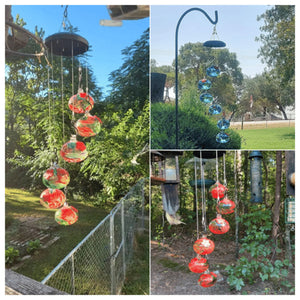 Charming Wind Chimes Hummingbird feeders - Gift For Hummingbird Lovers