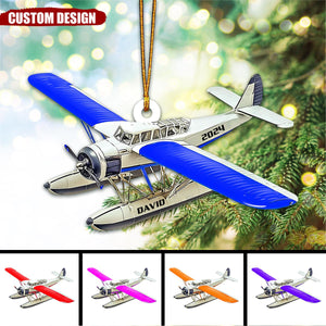 Personalized Airplane Christmas Ornament - 2024 New Release