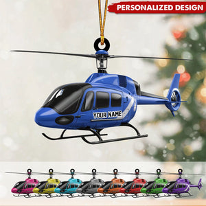 Personalized Helicopter Ornament-Gifts For Pilot Captain-2024 New Release