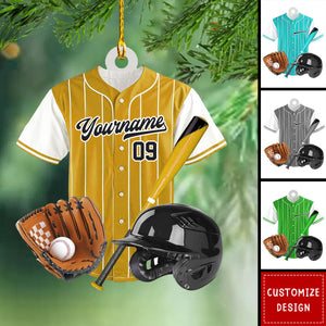 2024 New Release Personalized Baseball Ornaments Gift For Baseball Lovers