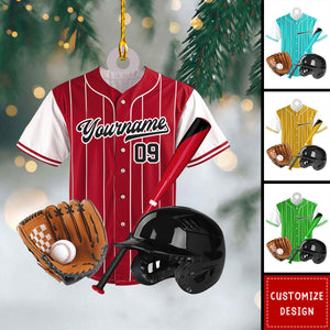 2024 New Release Personalized Baseball Ornaments Gift For Baseball Lovers