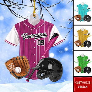 2024 New Release Personalized Baseball Ornaments Gift For Baseball Lovers