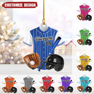 2024 New Release Personalized Baseball Ornaments Gift For Baseball Lovers