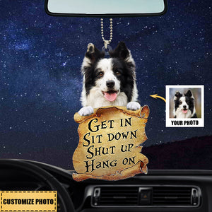 Pet Get In Personalized Car Ornament Gift - Gift For Pet Lovers