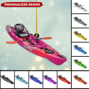 2024 New Release Personalized Kayak Ornament-Gifts For Water Sports Enthusiasts