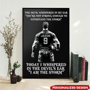 Personalized Awesome Rugby Poster-Gifts For Rugby