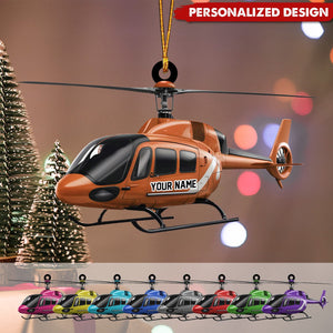 Personalized Helicopter Ornament-Gifts For Pilot Captain-2024 New Release