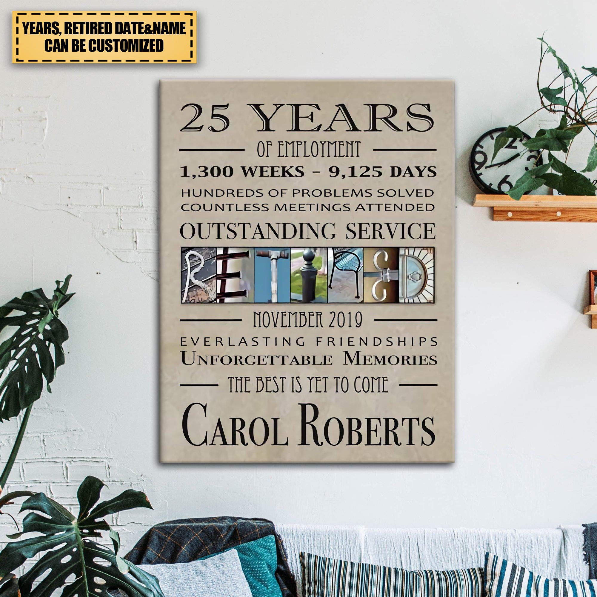 Retirement Gift For Colleague, Gift For Retired Friends, Men, Women Poster