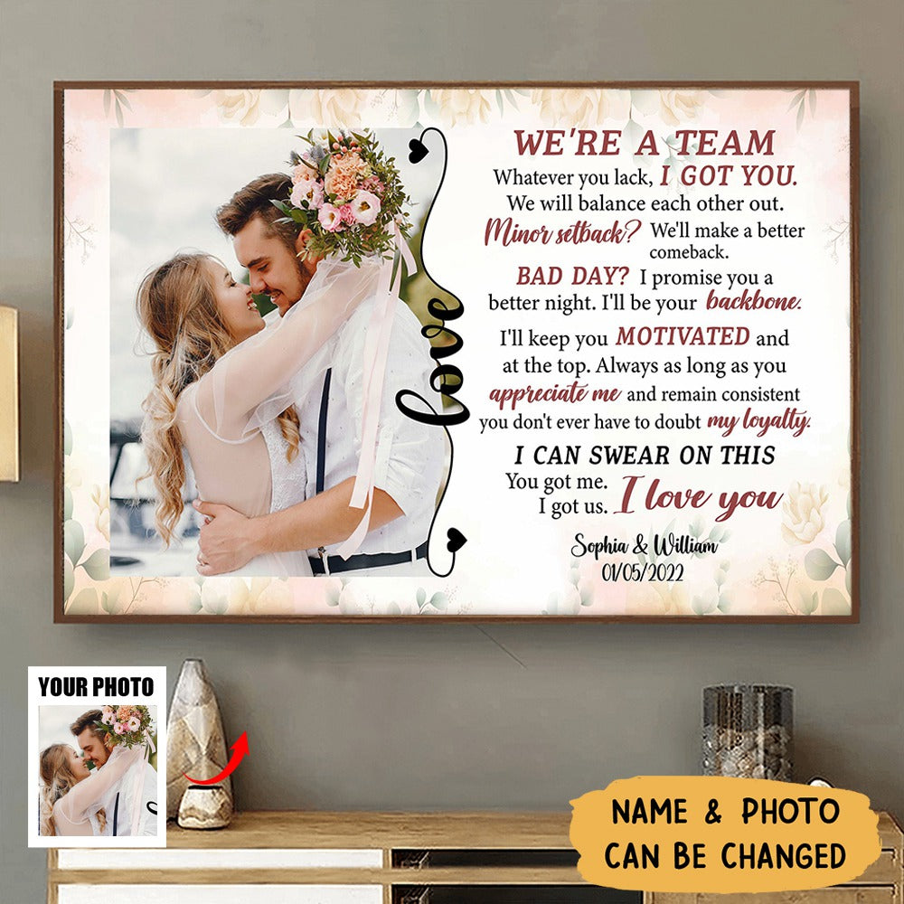 Custom Personalized Couple Canvas - Gift Idea For Couple/ Gift To Her/ -  laihair