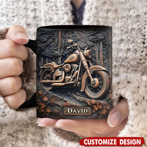 Personalized Biker Mug - Gift For Ride Lovers