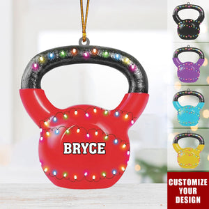 Personalized Fitness Christmas Ornament,Gift for Gym Lovers - 2024 New Release