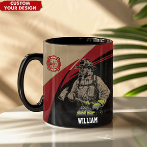 Personalized Firefighter Coffee Mug - Gift For Firefighter