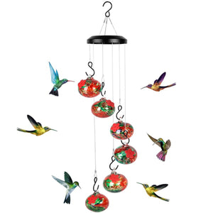 Charming Wind Chimes Hummingbird feeders - Gift For Hummingbird Lovers