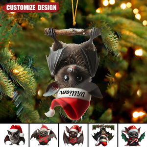 2024 New Release Personalized Bat Xmas Ornament-Gifts For Bat Lover