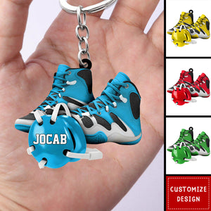 Personalized Wrestling Keychain-Gift For Wrestling Lovers