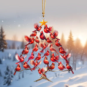 Cardinal Christmas Tree Ornament-Gift For Cardinal Lovers-2024 New Release