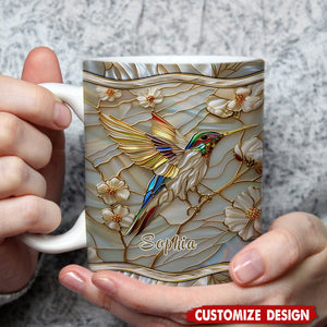 Personalized Hummingbird Mug - Gift For Hummingbird Lovers