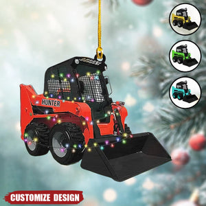 2024 New Release  – Personalized Skid Steer Loader Christmas Ornament, Gift For Trucker