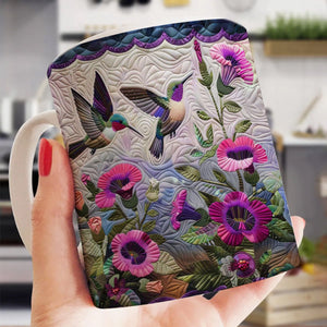 Purple Hummingbirds Mug - Gift For Bird Lovers