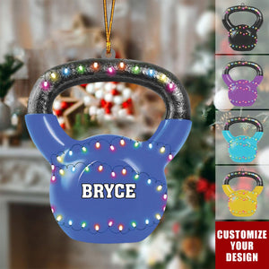 Personalized Fitness Christmas Ornament,Gift for Gym Lovers - 2024 New Release