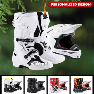 2024 New Release Personalized Ornament Motocross Boots Helmet