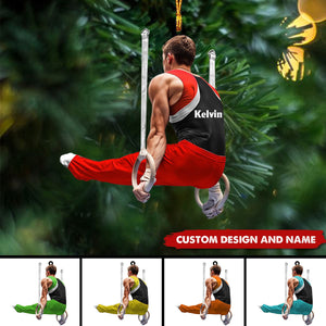 2024 New Release Personalized Gymnastics Christmas Ornaments -Gifts For Gymnast