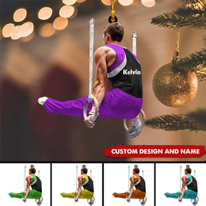 2024 New Release Personalized Gymnastics Christmas Ornaments -Gifts For Gymnast