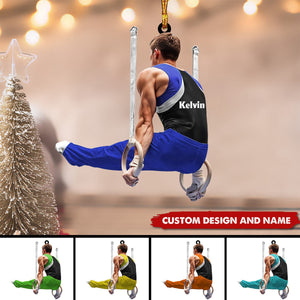 2024 New Release Personalized Gymnastics Christmas Ornaments -Gifts For Gymnast