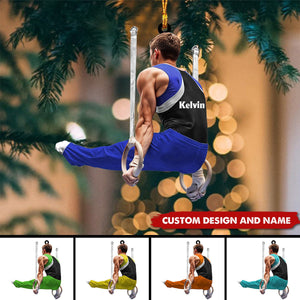 2024 New Release Personalized Gymnastics Christmas Ornaments -Gifts For Gymnast