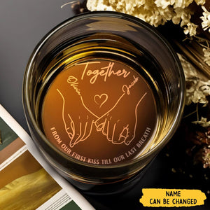 Personalized Gifts For Couple Engraved Whiskey Glass