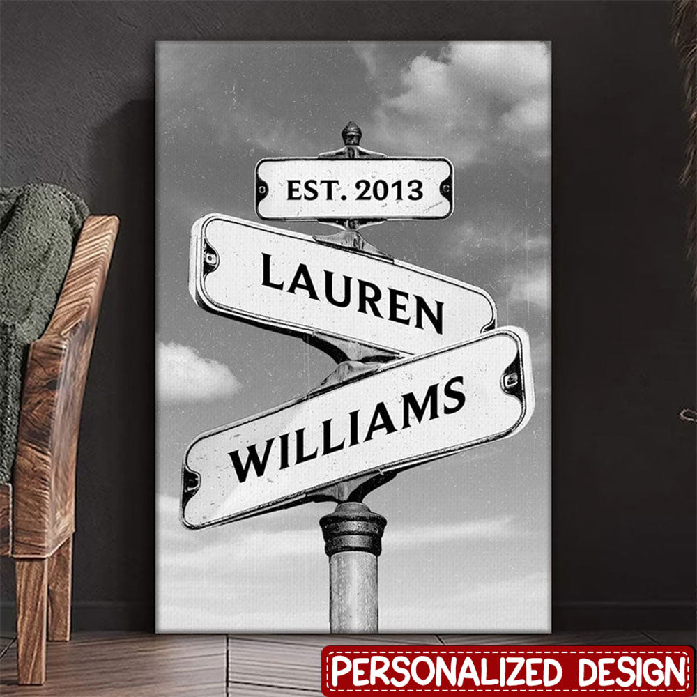 Custom Personalized Couple Canvas - Gift Idea For Couple/ Gift To Her/ -  laihair