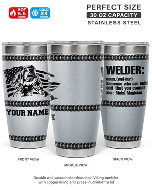 Personalized Custom Welder Tumbler Gift For Welder