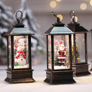Early Christmas Sale-LED Lighted Spinning Christmas Lantern