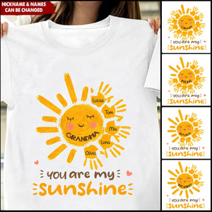 You Are My Sunshine Personalized Shirt