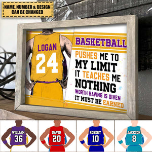 Player Basketball, Basketball Poster Gift