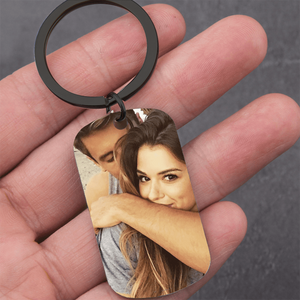 For Husband - I Want All Of My Lasts To Be With You Keychain,Upload Photo