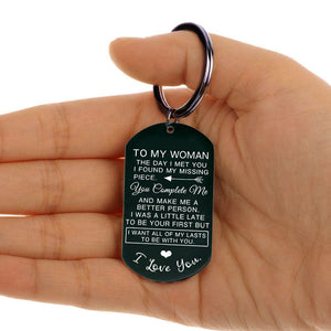 For Husband - I Want All Of My Lasts To Be With You Keychain,Upload Photo