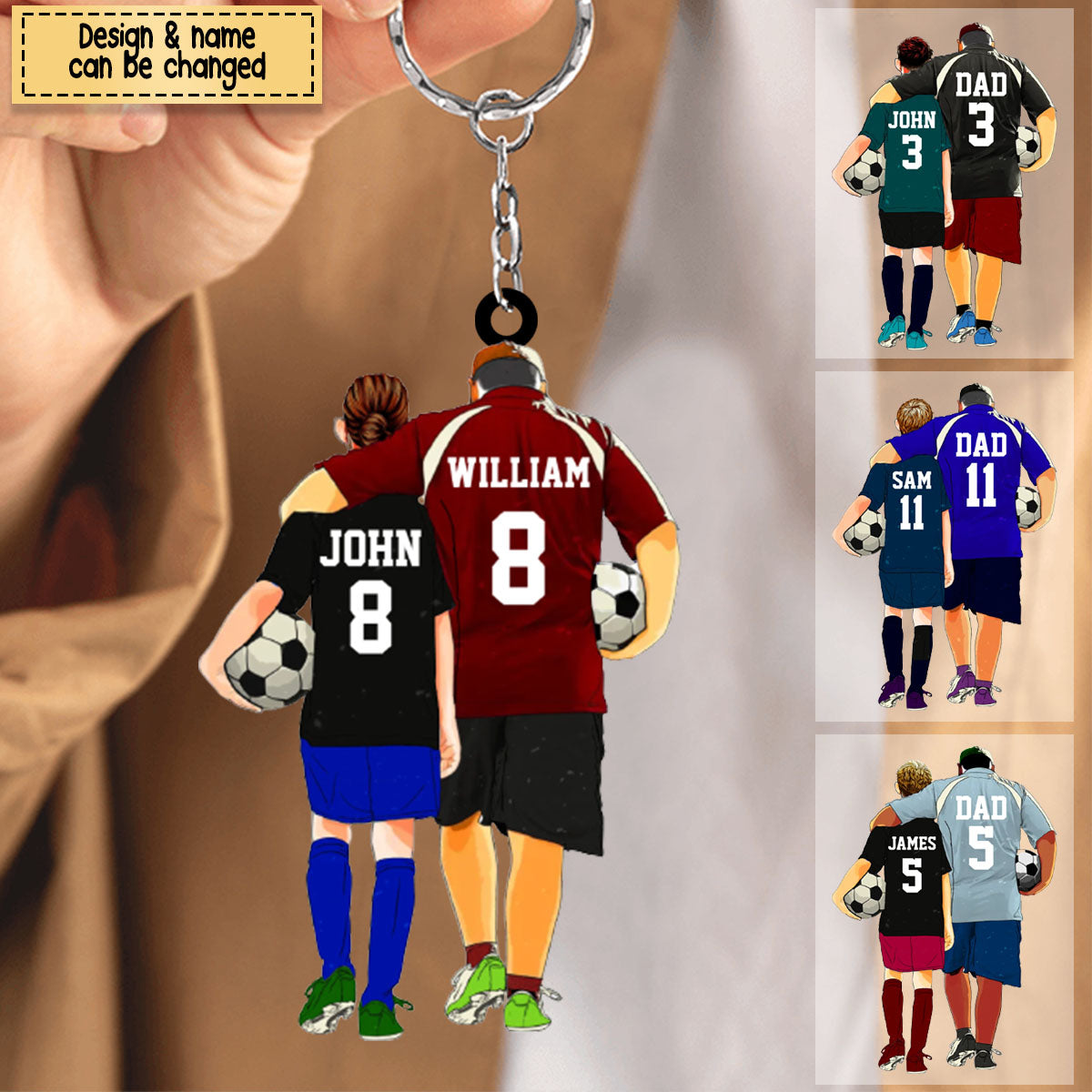 Men's Personalized Football Shirt Custom Football T Shirt Player Dad S