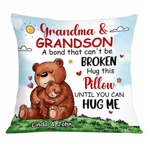 Personalized Grandma Grandkid Pillow