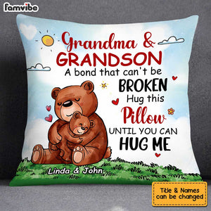 Personalized Grandma Grandkid Pillow