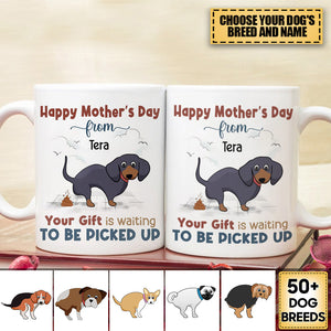 Personalized Mug, Gift For Dog Mom, Mother's Day Gift, Chibi Dogs