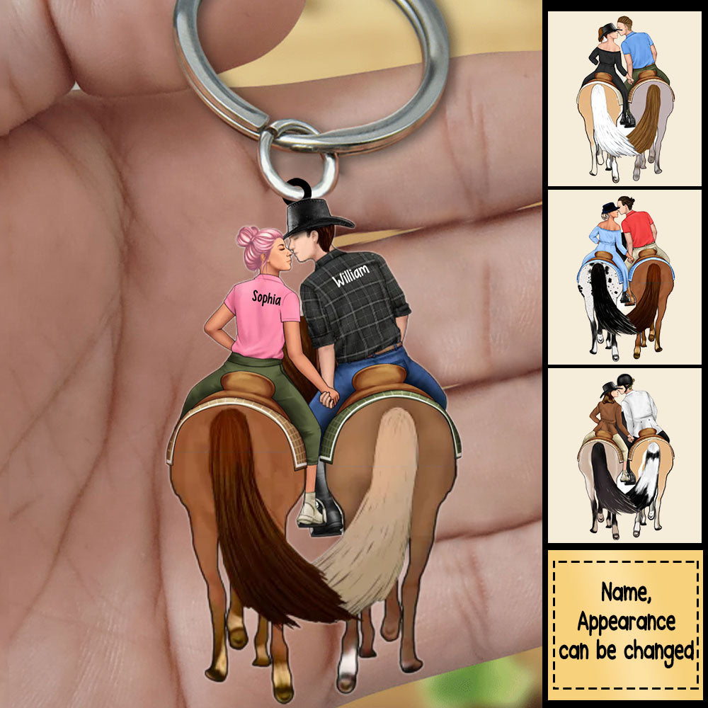 Biker Motorcycle Racing Personalized Keychain - yeetcat