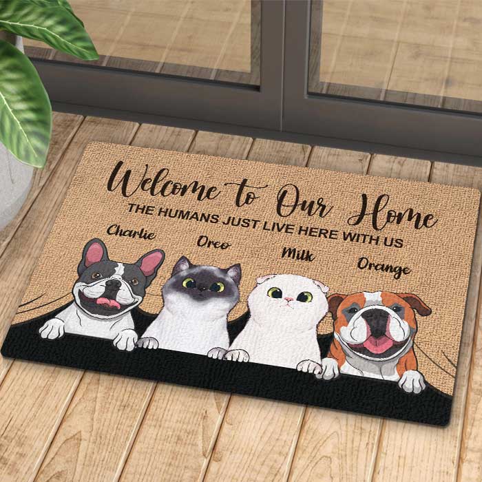 Personalized Be Groovy Or Leave Man Custom Family Doormat Funny Welcome Rug  Outdoor Decorative Doormat Evg43902