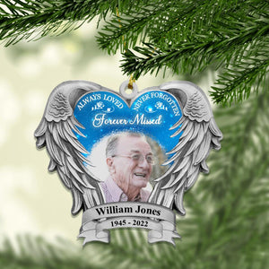 Always On Our Minds, Forever In Our Hearts Personalized Christmas Ornament