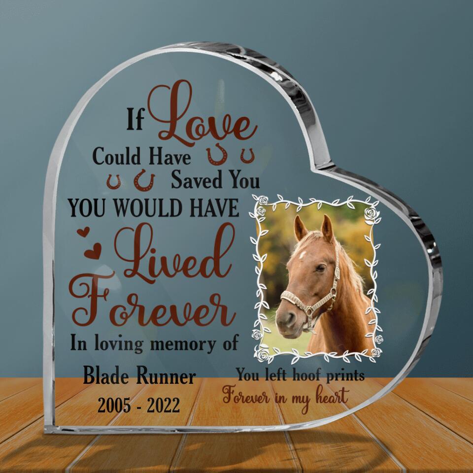 Personalized Horse Remembrance Gifts, Horse Memorial Gift, Loss Of Horse  Custom Pet Photo Canvas Print - Best Personalized Gifts For Everyone