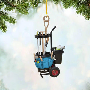 Personalized Garden Tool Gardening Lovers Christmas Acrylic/Plastic Ornament Printed QTMA1110