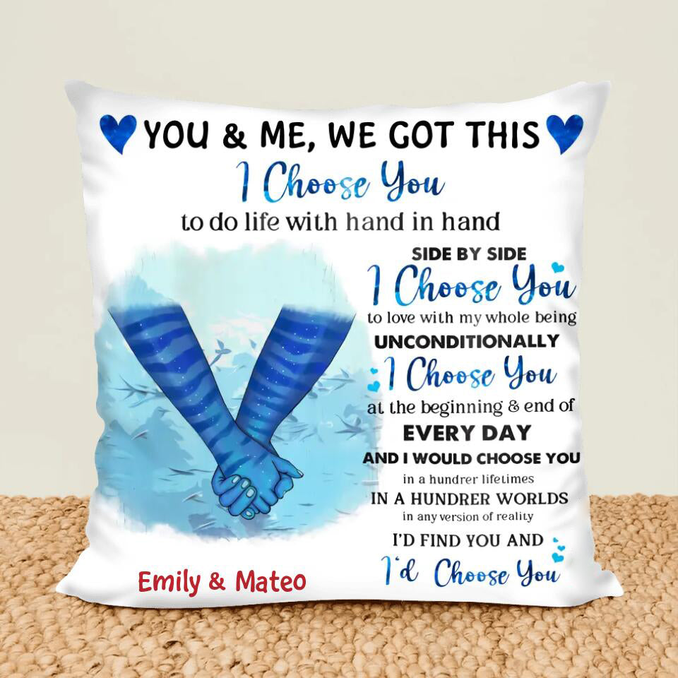 Personalized Pillow Case - Gift For Couple - You And Me We Got This