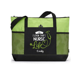 Nurse Tote Bag, Personalized Nurse Tote Bag, Custom Tote Bag