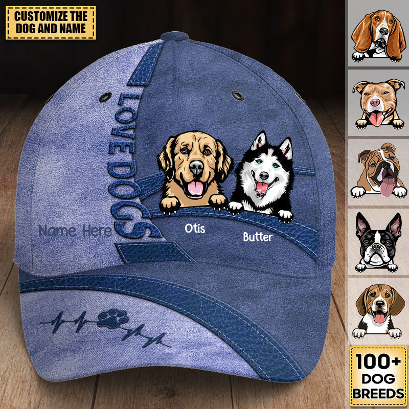 I Love Dogs Hat 