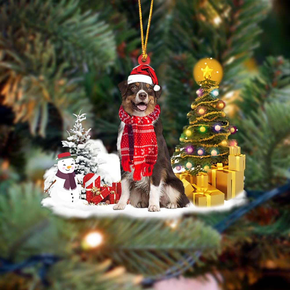 Australian Shepherd Christmas Ornament